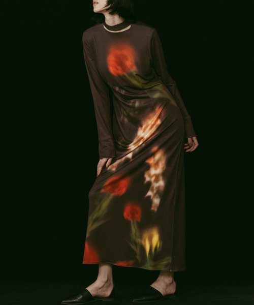 Knuth Marf】blurry flower one piece（ワンピース）｜Knuth Marf