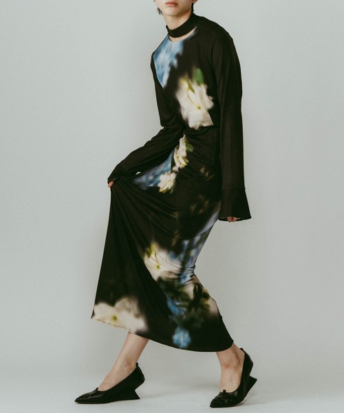 Knuth Marf】blurry flower one piece（ワンピース）｜Knuth Marf