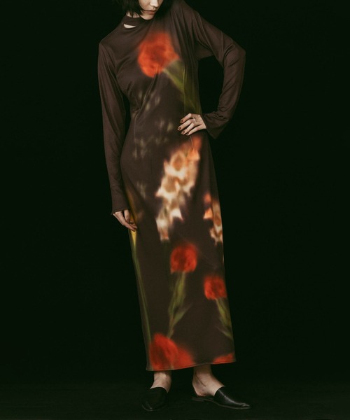 Knuth Marf】blurry flower one piece（ワンピース）｜Knuth Marf