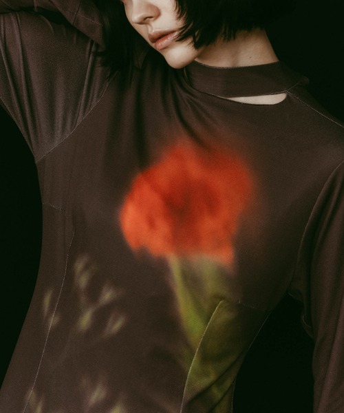 Knuth Marf】blurry flower one piece（ワンピース）｜Knuth Marf