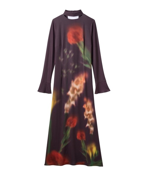 Knuth Marf】blurry flower one piece（ワンピース）｜Knuth Marf