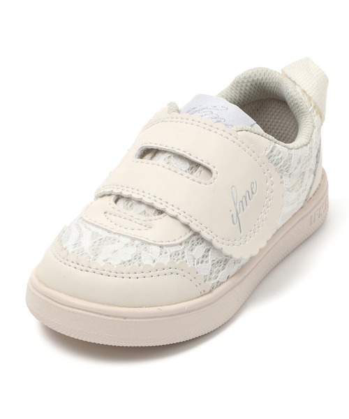 IFME（イフミー）の「KIDS｜ifme CALIN レーススニーカー[リンクコーデ]（スニーカー・キッズ・ホワイト/ピンク/ブラック・15.0cm/15.5cm/16.0cm/16.5cm/17.0cm/17.5cm/18.0cm/18.5cm/19.0cm/19.5cm/20.0cm/20.5cm/21.0cm）」の20枚目の写真