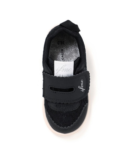 IFME（イフミー）の「KIDS｜ifme CALIN レーススニーカー[リンクコーデ]（スニーカー・キッズ・ホワイト/ピンク/ブラック・15.0cm/15.5cm/16.0cm/16.5cm/17.0cm/17.5cm/18.0cm/18.5cm/19.0cm/19.5cm/20.0cm/20.5cm/21.0cm）」の15枚目の写真