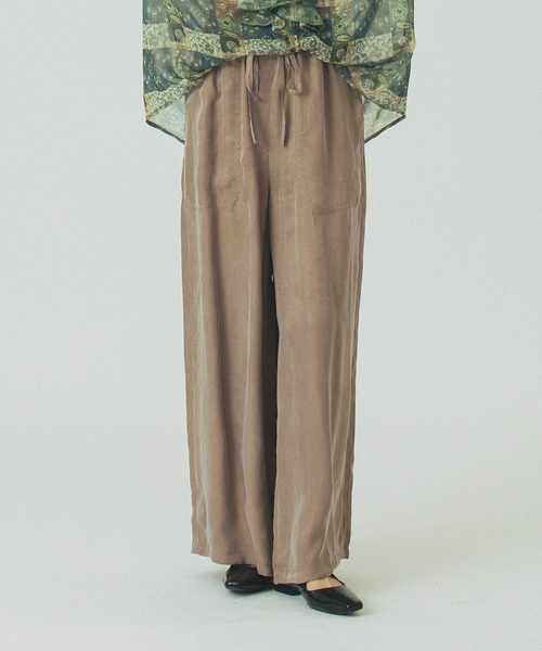 ROSE BUD（ローズバッド）の「FIBRIL EASY PANTS（その他パンツ・レディース・ブラック/ピンク/ベージュ・S/M）」の3枚目の写真