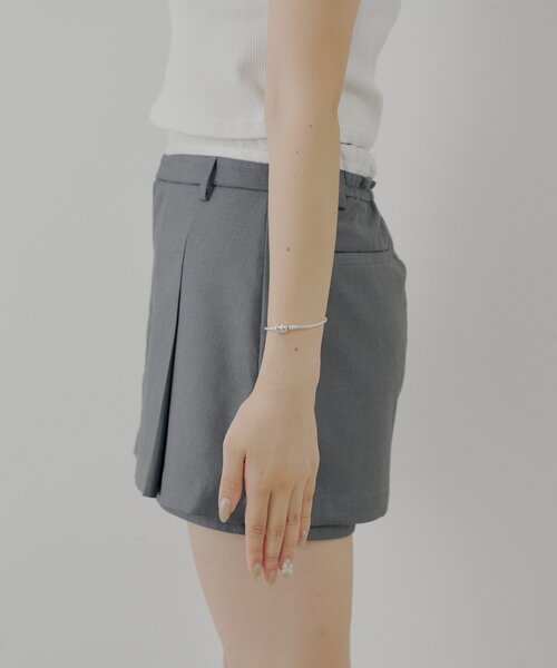 Chico（チコ）の「ボックスプリーツレイヤードスカパン（スカート・レディース・グレー系その他2/ブラック/グレー・FREE）」の21枚目の写真