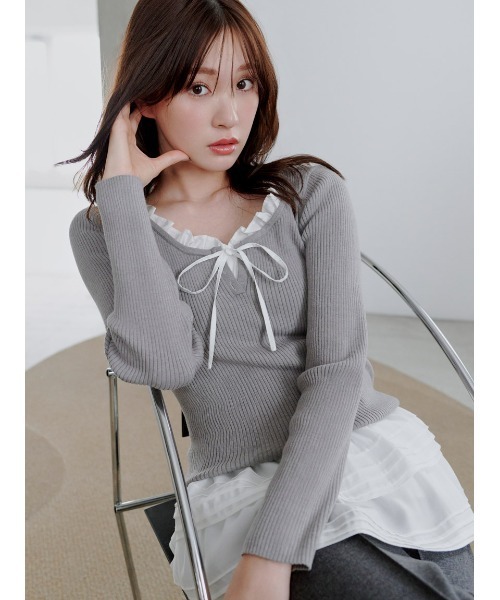 SNIDEL（スナイデル）の「ドローストリングフリルレースベルト（ベルト・レディース・B/A・F）」の8枚目の写真