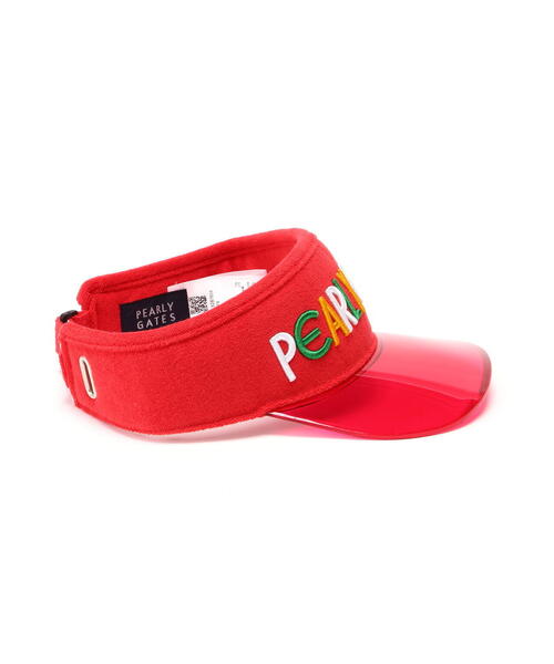 PEARLY GATES(パーリーゲイツ)の「PEARLY GATES(パーリーゲイツ)クリアブリムバイザー (UNISEX)(サンバイザー・レディース・イエロー系その他3/レッド/グリーン系その他3・FREE)」の10枚目の写真