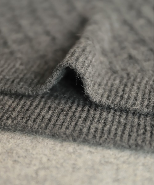 NOMBRE IMPAIR(ノンブルアンペール)の「ウールアルパカケーブル チルデンP/O(ニット/セーター・レディース・レッド/チャコールグレー・FREE)」の15枚目の写真