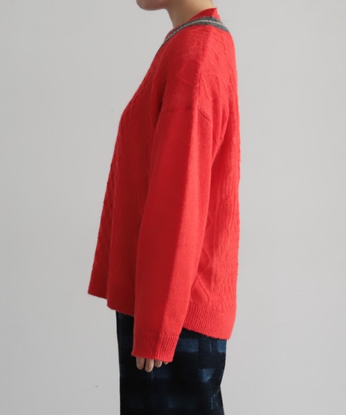 【新品未使用】nombre impair ニット NOMBRE IMPAIR（ノンブルアンペール） ニットカーディガン FREE