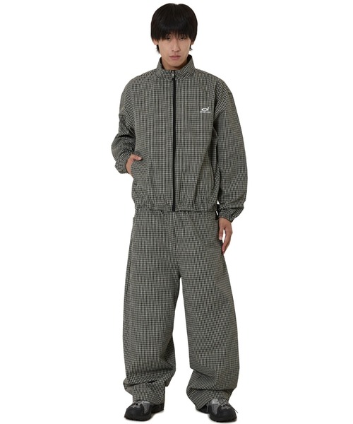 OY(オーワイ)の「『OY/オーワイ』O LOGO CHECK TRACK JACKET/O ロゴ チェックトラックジャケット(その他アウター・レディース・ブラウン/ブラック・L/M)」の6枚目の写真
