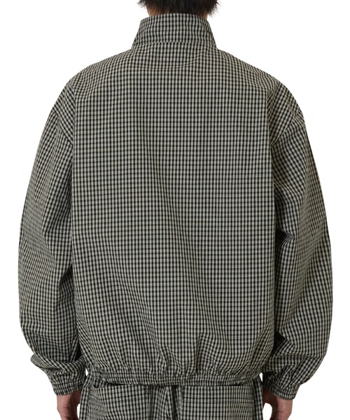 OY(オーワイ)の「『OY/オーワイ』O LOGO CHECK TRACK JACKET/O ロゴ チェックトラックジャケット(その他アウター・レディース・ブラウン/ブラック・L/M)」の5枚目の写真