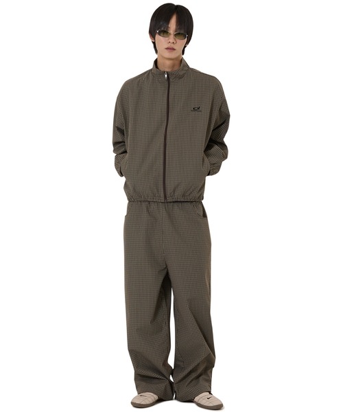 OY(オーワイ)の「『OY/オーワイ』O LOGO CHECK TRACK JACKET/O ロゴ チェックトラックジャケット(その他アウター・レディース・ブラウン/ブラック・L/M)」の12枚目の写真