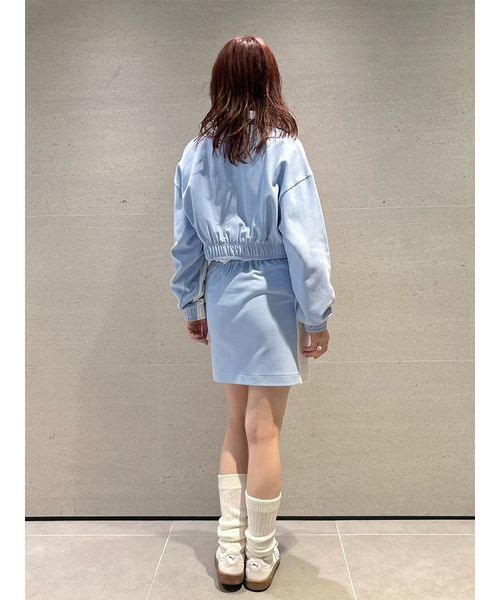PUMA(プーマ)の「【LILY BROWN×PUMA】コンパクトトラックジャケット(ブルゾン・レディース・ネイビー/ライトブルー・F)」の10枚目の写真
