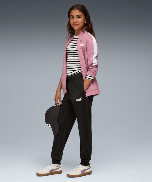 PUMA(プーマ)の「PUMA プーマ ガールズ ポリ ベースボール スーツ 上下セット 120-160cm(ジャージ・キッズ・ブルー系その他/ピンク系その他2・120/160/150/130/140)」の2枚目の写真