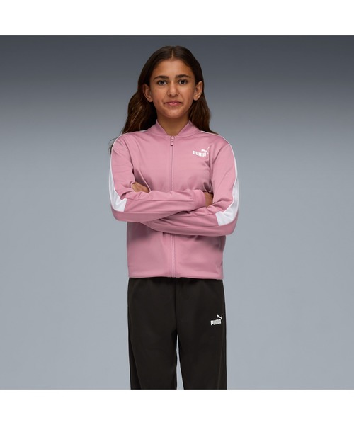 PUMA(プーマ)の「PUMA プーマ ガールズ ポリ ベースボール スーツ 上下セット 120-160cm(ジャージ・キッズ・ブルー系その他/ピンク系その他2・120/160/150/130/140)」の4枚目の写真