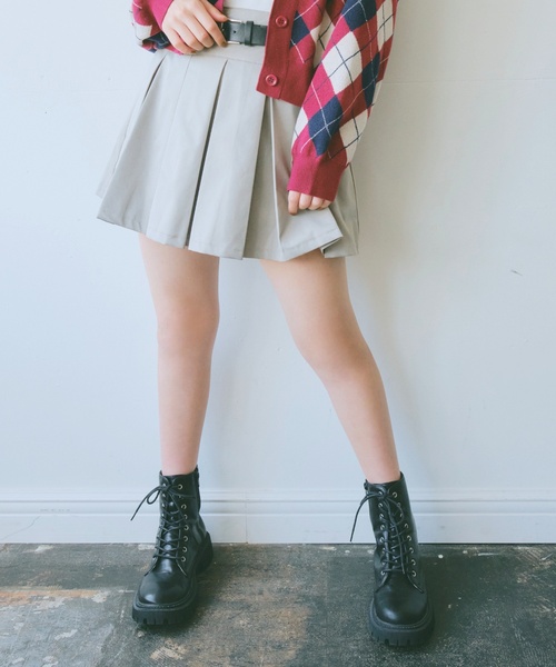 PATOU ベルト付きプリーツ スカート ベルト付きプリーツスカート – WEGO ONLINE STORE