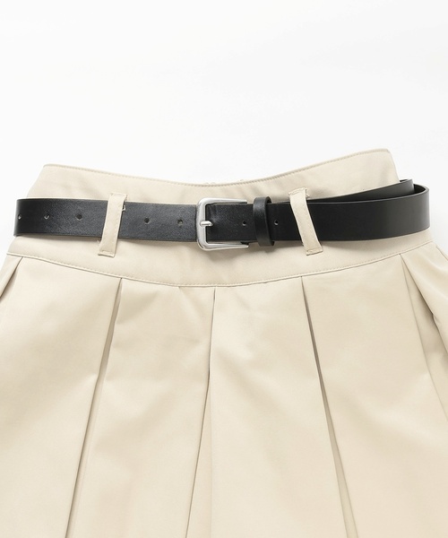 LOVETOXIC（ラブトキシック）の「【GOODPRICE】【イージーケア】ベルトつきプリーツスカート（スカート・キッズ・ブラック/ブラウン/グレー/アイボリー・M:150cm/S:140cm/L:160cm/130cm）」の14枚目の写真