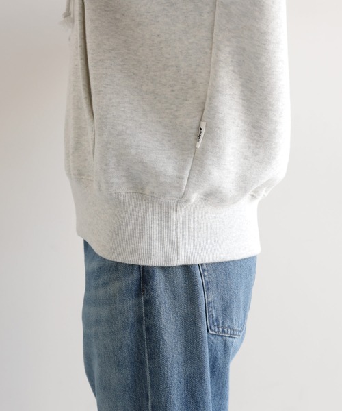 ANME(アンメ)の「裏起毛ロゴ刺繍ANMEスウェットパーカー(パーカー・レディース・ブラウン/オフホワイト/ブラック/オートミール・M/XL/L)」の18枚目の写真