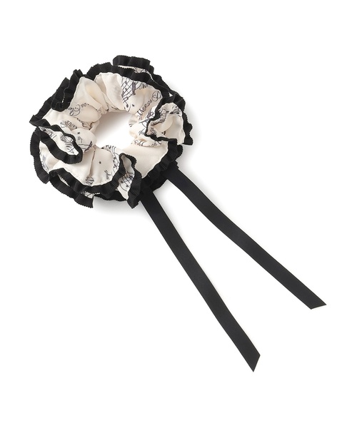 mezzo piano Junior（メゾピアノジュニア）の「音符シリーズシュシュ♪（その他ヘアアクセサリー・キッズ・オフホワイト/ブラック・F）」の3枚目の写真