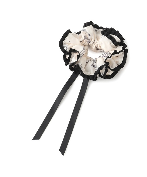 mezzo piano Junior（メゾピアノジュニア）の「音符シリーズシュシュ♪（その他ヘアアクセサリー・キッズ・オフホワイト/ブラック・F）」の7枚目の写真