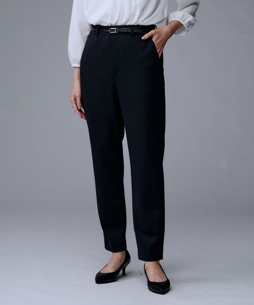 UNTITLEDアンタイトルセットアップパンツスーツ　無地　黒【L】 アンタイトルパンツスーツ 黒