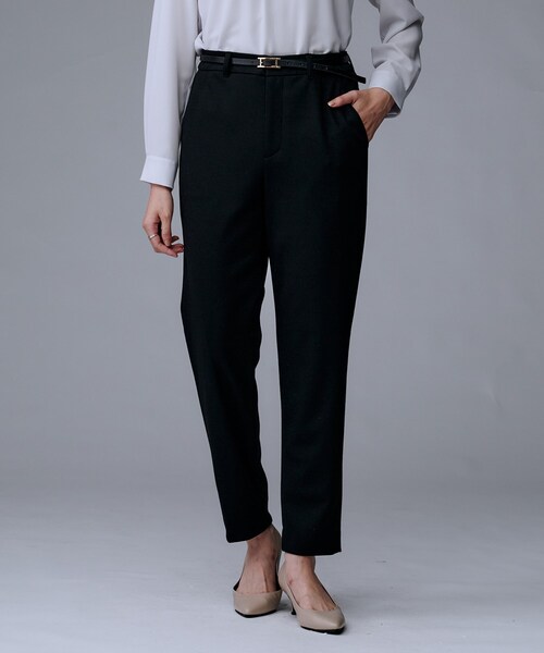 【美品】UNTITLED アンタイトル パンツスーツ ブラック アンタイトルパンツスーツ 黒