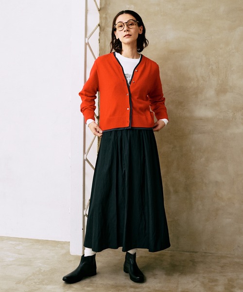 LA MARINE FRANCAISE（マリン フランセーズ）の「シャーリングギャザーボリュームスカート（スカート・レディース・オフホワイト・0）」の5枚目の写真