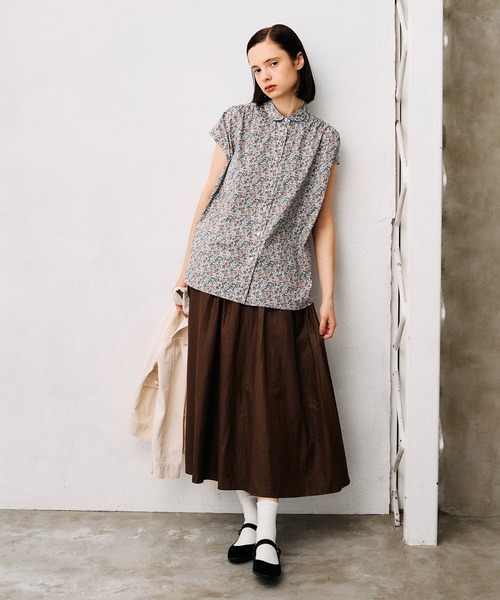 LA MARINE FRANCAISE（マリン フランセーズ）の「シャーリングギャザーボリュームスカート（スカート・レディース・オフホワイト・0）」の9枚目の写真