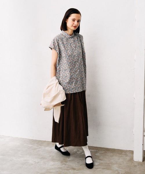 LA MARINE FRANCAISE（マリン フランセーズ）の「シャーリングギャザーボリュームスカート（スカート・レディース・オフホワイト・0）」の12枚目の写真