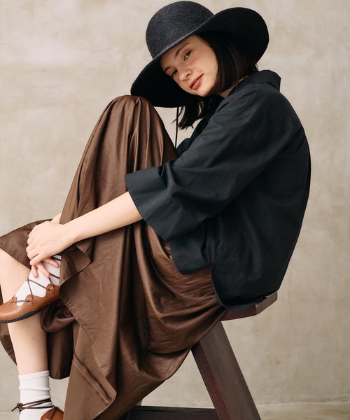 LA MARINE FRANCAISE（マリン フランセーズ）の「シャーリングギャザーボリュームスカート（スカート・レディース・オフホワイト・0）」の8枚目の写真