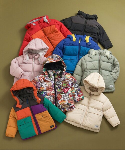 BREEZE（ブリーズ）の「【洗える/2WAY】ふわ軽インサレーションジャケット（ダウンジャケット/コート・キッズ・その他11/ピンク/ブルー/オリーブ/ブラック/レッド/レインボー/ベージュ・150/140/130/120/110/100/90/80）」の14枚目の写真