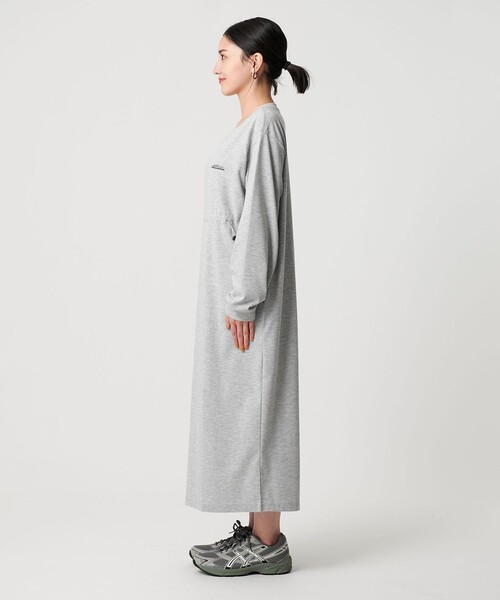 THOUSAND MILE（サウザンドマイル）の「＜THOUSAND MILE＞ドローコード ロングスリーブワンピース 抗菌防臭 吸汗 速乾（ワンピース・レディース・ネイビー/グレー系/ブラック・FREE）」の13枚目の写真