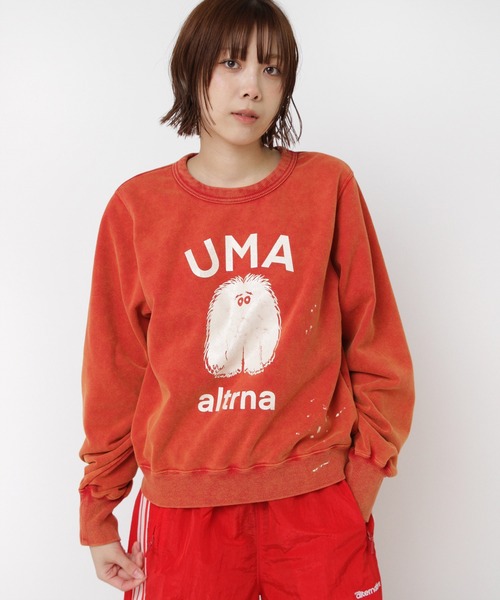 RNA（アールエヌエー）の「M2538 ちび裏毛プルオーバー（スウェット・レディース・レッド/ブラック/ブルー・MEDIUM）」の10枚目の写真