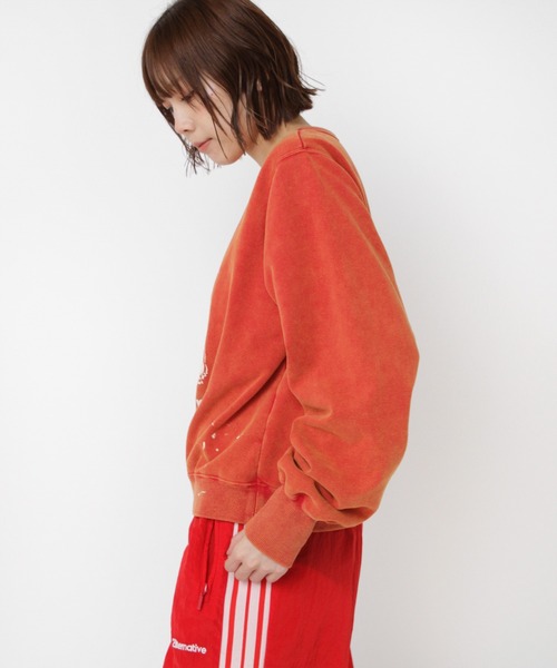 RNA（アールエヌエー）の「M2538 ちび裏毛プルオーバー（スウェット・レディース・レッド/ブラック/ブルー・MEDIUM）」の11枚目の写真