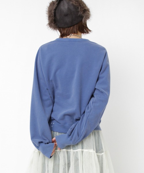 RNA（アールエヌエー）の「M2538 ちび裏毛プルオーバー（スウェット・レディース・レッド/ブラック/ブルー・MEDIUM）」の8枚目の写真