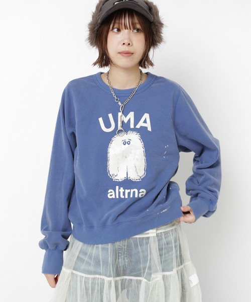 RNA（アールエヌエー）の「M2538 ちび裏毛プルオーバー（スウェット・レディース・レッド/ブラック/ブルー・MEDIUM）」の6枚目の写真