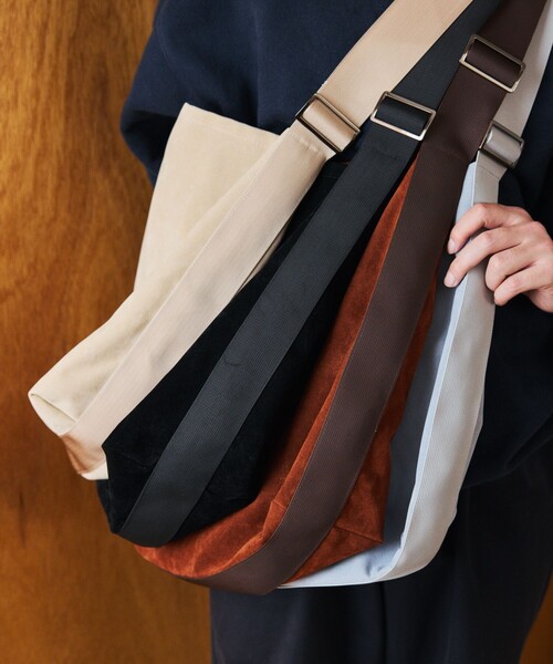 SUBLIME(サブライム)の「SUBLIME × FREAK'S STORE/サブライム × フリークスストア 別注 ECO SUEDE SHOLDER BAG エコスエード ショルダーバッグ(ショルダーバッグ・メンズ・ブラウン/ベージュ/アッシュグレー/ブラック・ONE SIZE)」の8枚目の写真