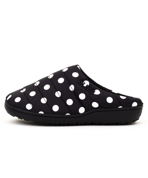 SUBU（スブ）の「SUBU/スブ F-LINE / ウィンターサンダル / モックシューズ（スリッポン・レディース・ブラック/ドット/ブラウン/アニマル/シルバー/ピンク・1/0）」の6枚目の写真