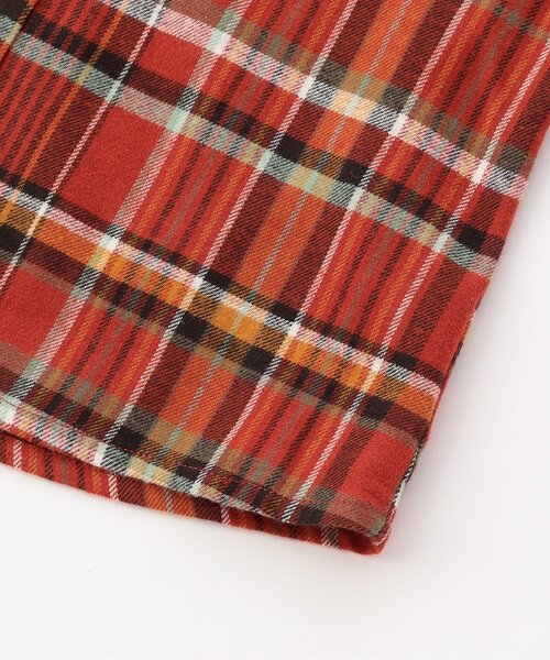 F.O.KIDS（エフオーキッズ）の「【ジュニア対応】Girls　先染めチェックシャツ（シャツ/ブラウス・キッズ・パープル/レッド・100/90/80/110/140/130/120）」の8枚目の写真