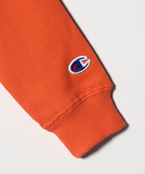 Champion（チャンピオン）の「＜Champion＞クルーネック スウェットシャツ  / トレーナー / キッズ 110cm-130cm（スウェット・キッズ・オレンジ/ナチュラル/ブラック・130cm/120cm/110cm）」の11枚目の写真