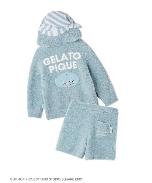 ジェラートピケ 【ドラゴンクエスト】パウダースライムパーカ＆ハーフパンツセット ドラゴンクエスト】【キッズ】パウダースライムパーカ＆ハーフパンツ