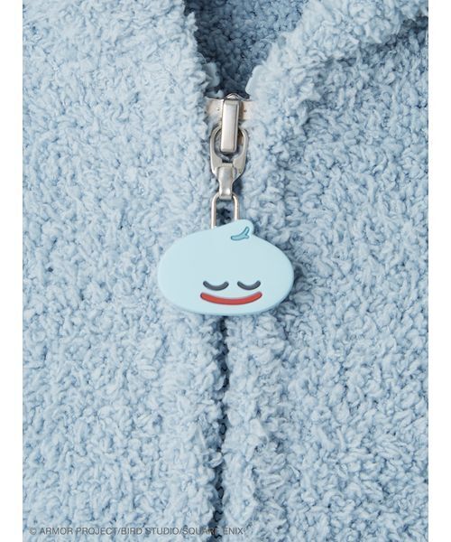 【即日発送、新品】ジェラピケドラクエ　青スライムルームウェア上下セット　Lサイズ ドラゴンクエスト】【キッズ】パウダースライムパーカ＆ハーフパンツ