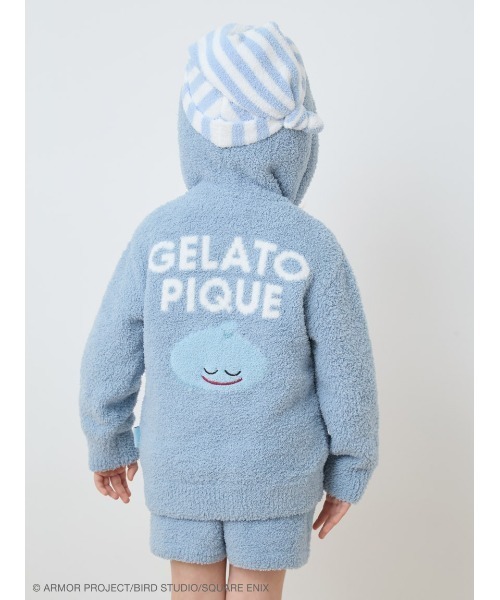 ジェラートピケ　パウダースライムパーカ＆ハーフパンツセット gelato pique｜【ドラゴンクエスト】【キッズ】パウダースライムパーカ