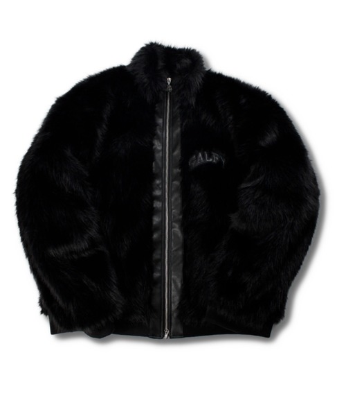 GALFY（ガルフィー）の「【GALFY】お金大好きファーブルゾン / 【ガルフィー】ロゴフェイクファーダブルジップジャケット（ブルゾン・メンズ・ベージュ/ブラウン/ブラック・L/XL）」の10枚目の写真