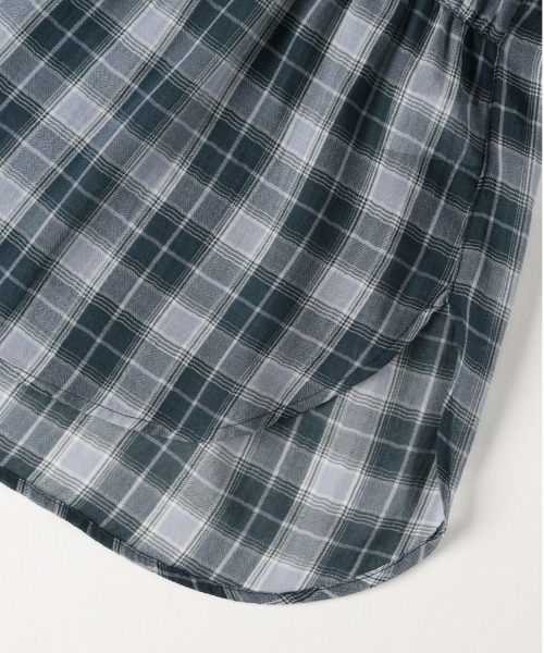 Right-on（ライトオン）の「【HONEYSUCKLE ROSE】シアーチェックブラウス（シャツ/ブラウス・レディース・ブラック/ブラウン/グリーン・S/M/L）」の13枚目の写真