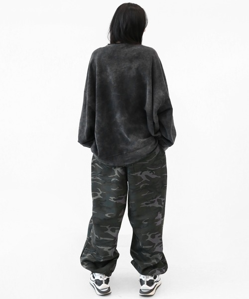 minsobi（ミンソビ）の「ヴィンテージウォッシュカットオフスウェット（スウェット・メンズ・ブラック・FREE）」の8枚目の写真