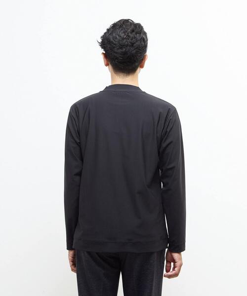 MEN'S MELROSE（メンズメルローズ）の「《WEB限定》フレッシュファイバー長袖ジャケT | 消臭（Tシャツ/カットソー・メンズ・ブラック/ホワイト・3/4/5/2）」の14枚目の写真