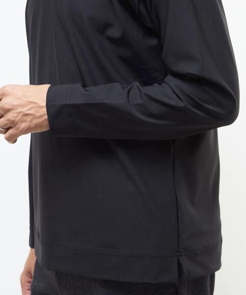 MEN'S MELROSE（メンズメルローズ）の「《WEB限定》フレッシュファイバー長袖ジャケT | 消臭（Tシャツ/カットソー・メンズ・ブラック/ホワイト・3/4/5/2）」の17枚目の写真