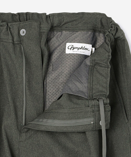 GYMPHLEX（ジムフレックス）の「Gymphlex | ポリフランネル 2プリーツイージーパンツ MEN（その他パンツ・メンズ・ブラウン/ダークグレー・M/L）」の8枚目の写真