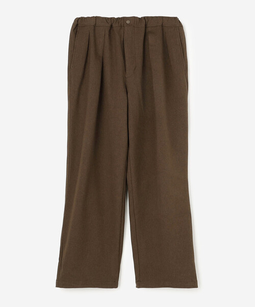 GYMPHLEX（ジムフレックス）の「Gymphlex | ポリフランネル 2プリーツイージーパンツ MEN（その他パンツ・メンズ・ブラウン/ダークグレー・M/L）」の3枚目の写真